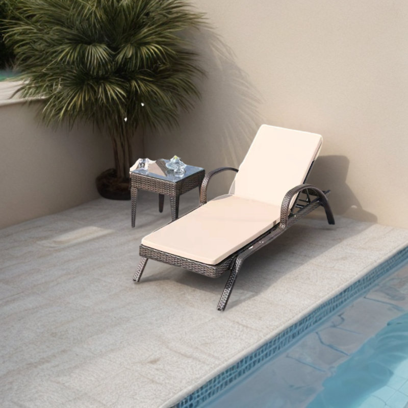 Chaise longue d'extérieur Piscine Chaise longue d'extérieur
