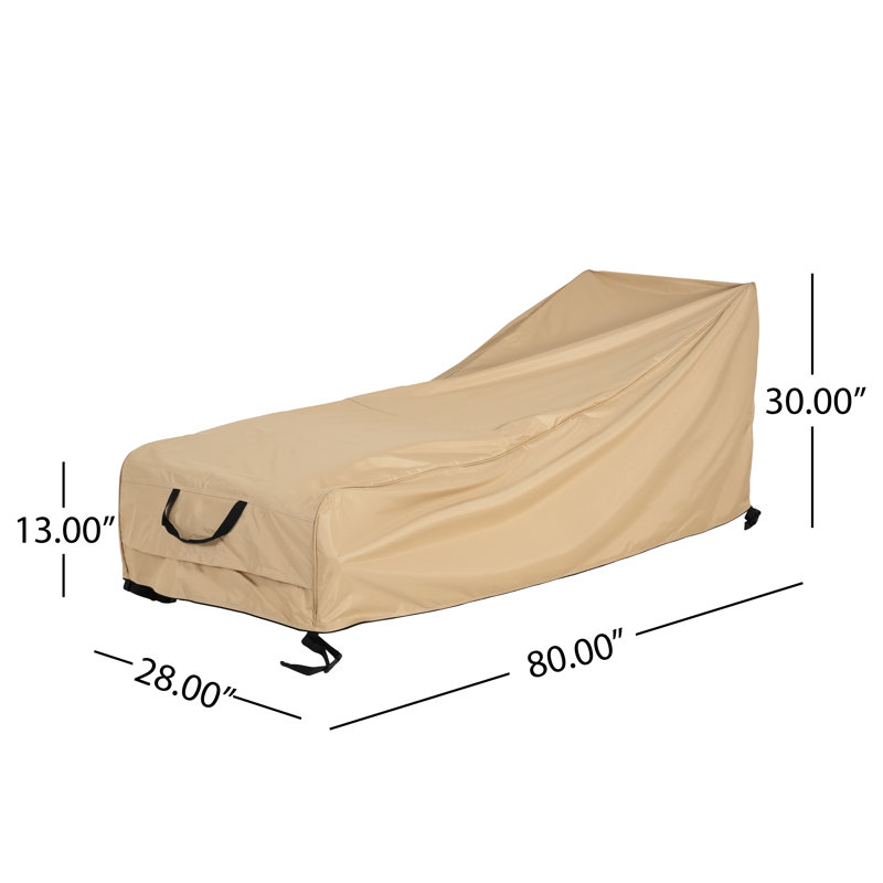 Housse pour chaise longue d'extérieur Shield, beige