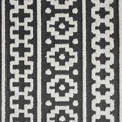 Tapis noir / blanc Southwestern