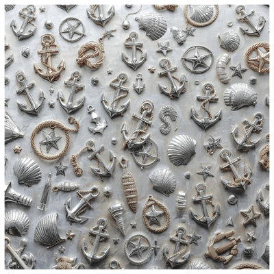 Nautical Anchors Shells Comforter