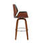 Livingston 70cm Swivel Faux Leather Mid-Century Counter Stool-200777181