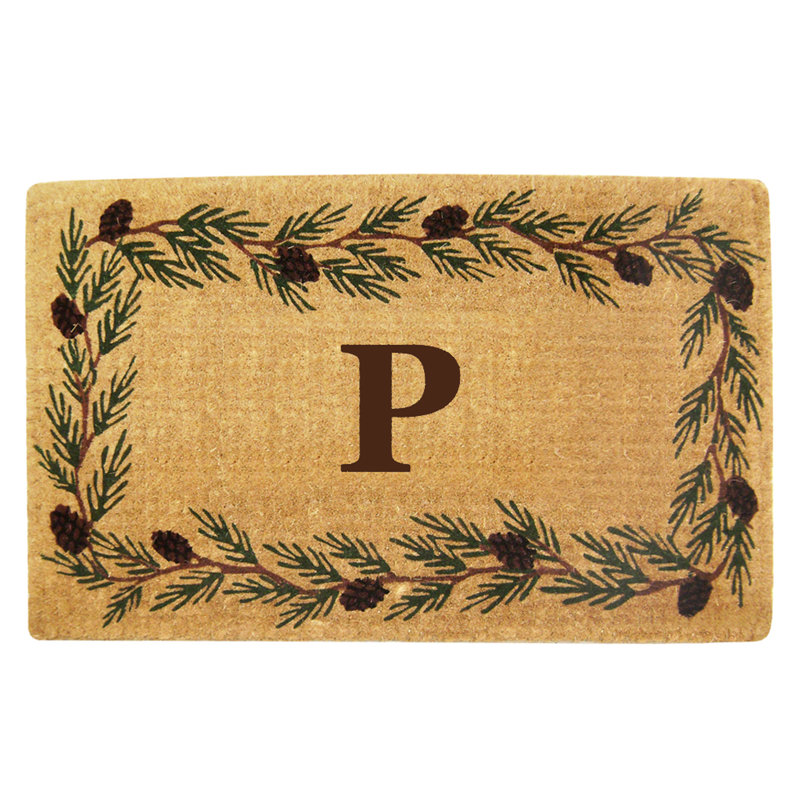 Tapis de porte antidérapant pour l'extérieur, P, L 22 po x L 36 po