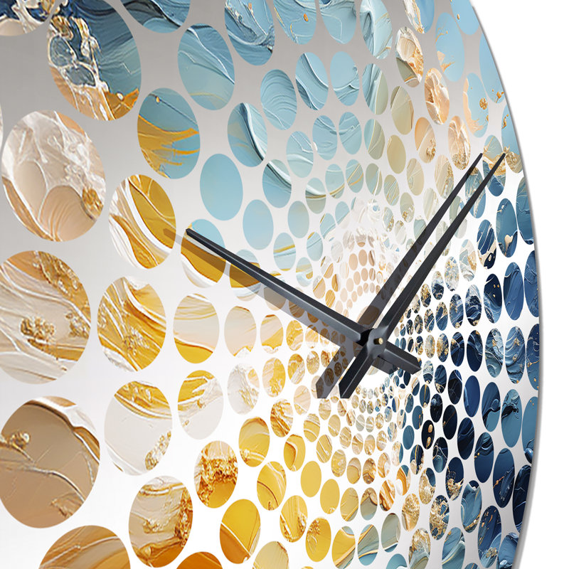 Tiante - Storms Wall Clock, Extra Large
