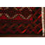 Tapis de zone en laine 3 pi 2 po x 5 pi 10 po one-of-kind à la main-noué la new age balouch Massaoud