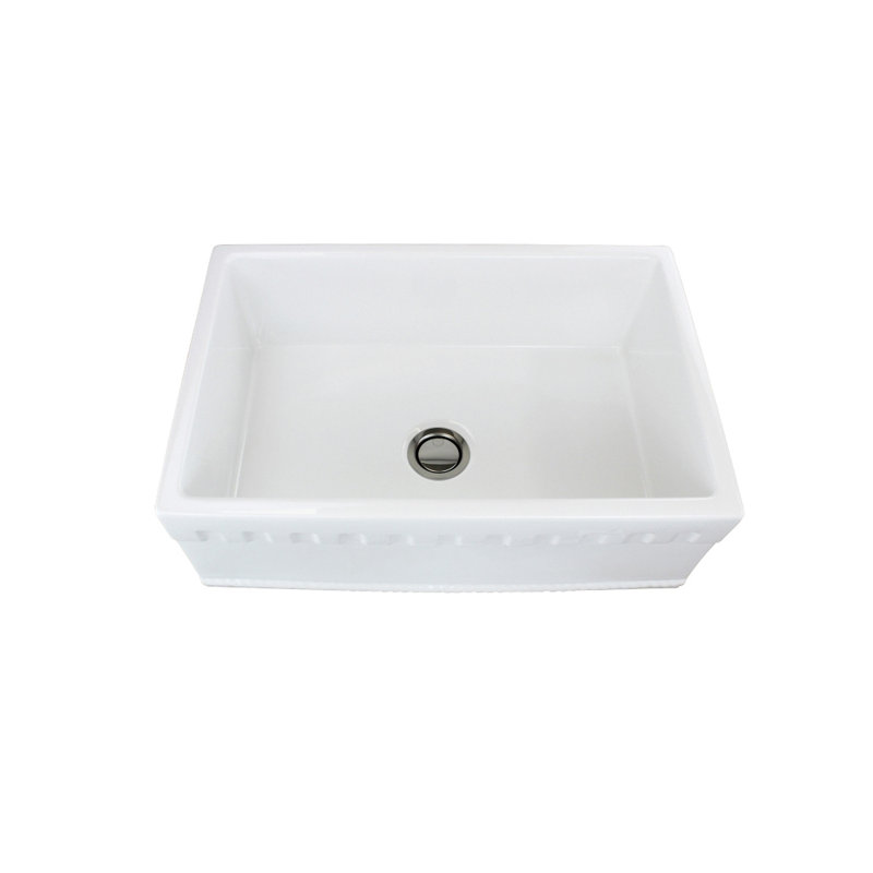 Covington 29.79 " L Single Bowl Fireclay Kitchen Sink
