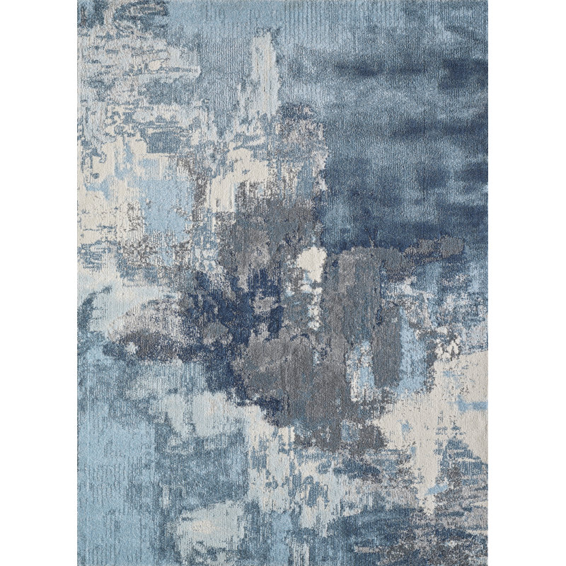 Rethman Abstract Indoor Rug, Rectangle 8' x 10'