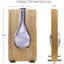 Vase en verre et bois - Vase à fleurs rustique-724978746
