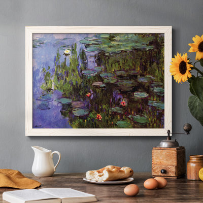 «Gardens by Monet», reproduction d'art encadrée sur toile par J Paul