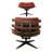 Helga Upholstered Swivel Accent Chair with Ottoman-377991475