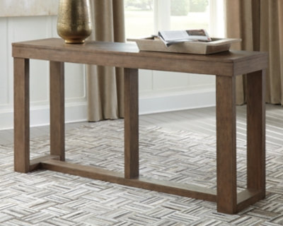 Esmont 64'' Console Table, Gray/Brown