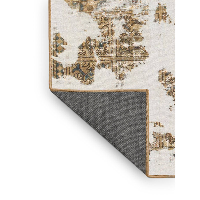 Stockett Abstract Indoor Rug, Rectangle 4' x 6'