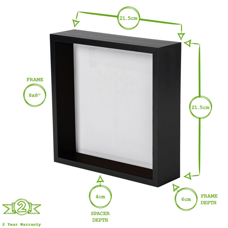Plastic Box Frame in Grey