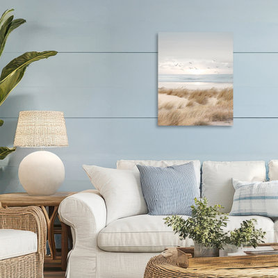 Toile Coastal Dreams Seagulls, design par Amber Sterling
