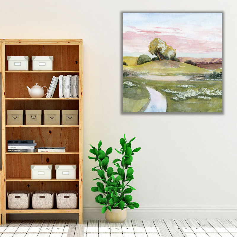Eastern Light I - reproduction d'art sur toile, H 20 po x l 20 po