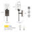 Pieternella Wall Sconce 1 Light Sconces Wall Lighting With Glass, Modern Bathroom Vanity Light-1282282813