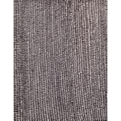 «Black and White Rhythm # 1 - Floater Frame», peinture sur toile