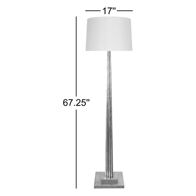 Capone Floor Lamp, Silver