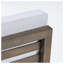 Ensemble de causeuse d'extérieur 2 pièces en bois d'acacia avec coussins blancs Oana-129685477-129685474