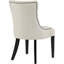 Tissu capitonné capitonné moderne avec garniture cloutée, chaise d'appoint-1201228831-1188332778