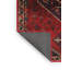 Tapis oriental en laine / polyester tissé à la machine beige / noir / rouge-320265494