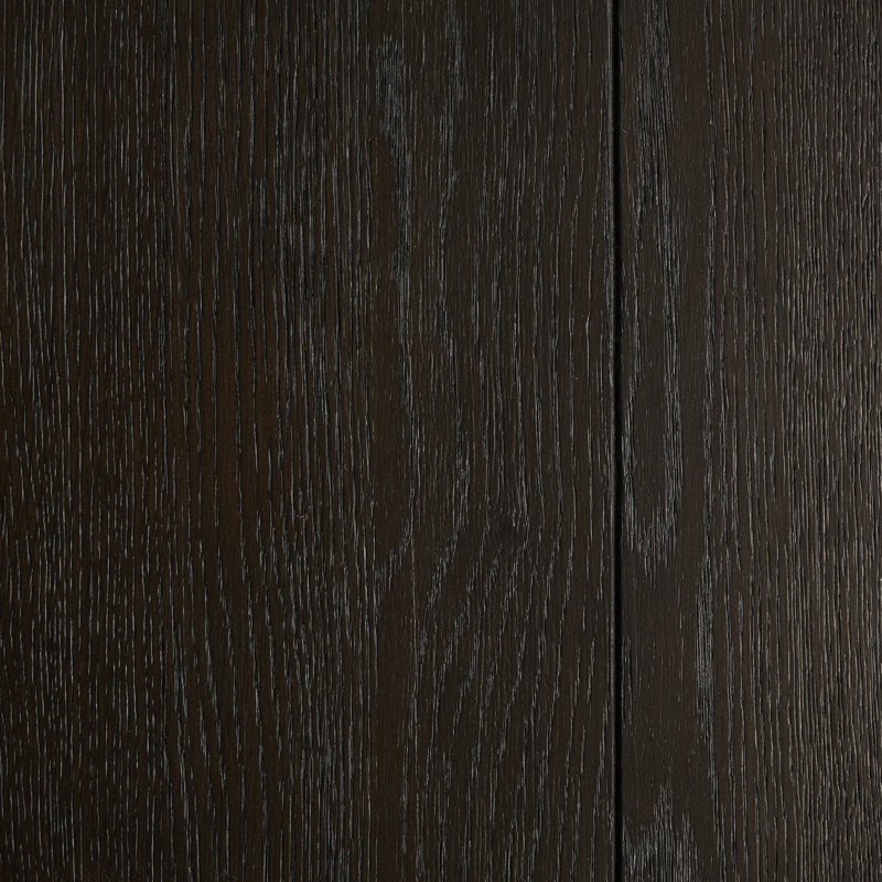 Zeno Coffee Table, Smoked Black Oak