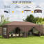 Aver 3m x 6m Metal Pop-Up Gazebo