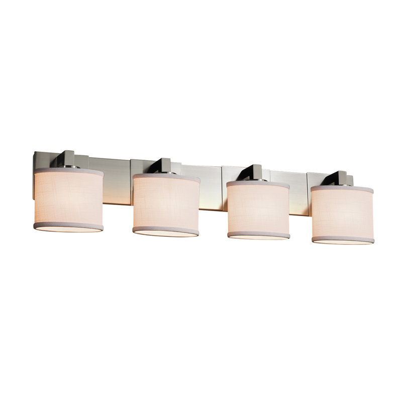 Favela 4 - Light Dimmable Bath Bar, Matte Black, White