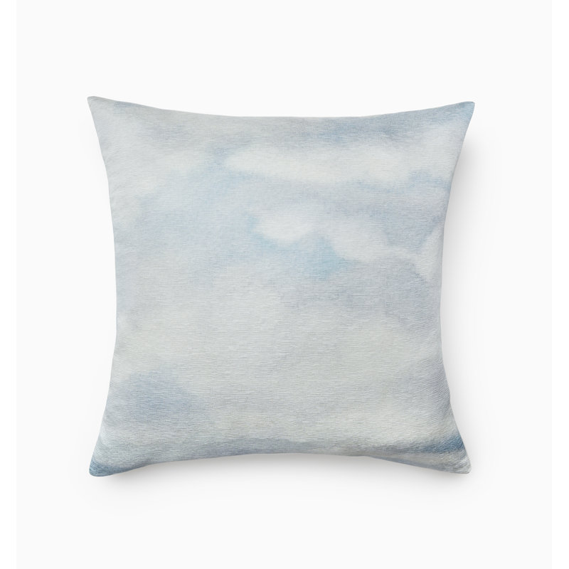 Nebbia Square Pillow Cover & Insert, Sea