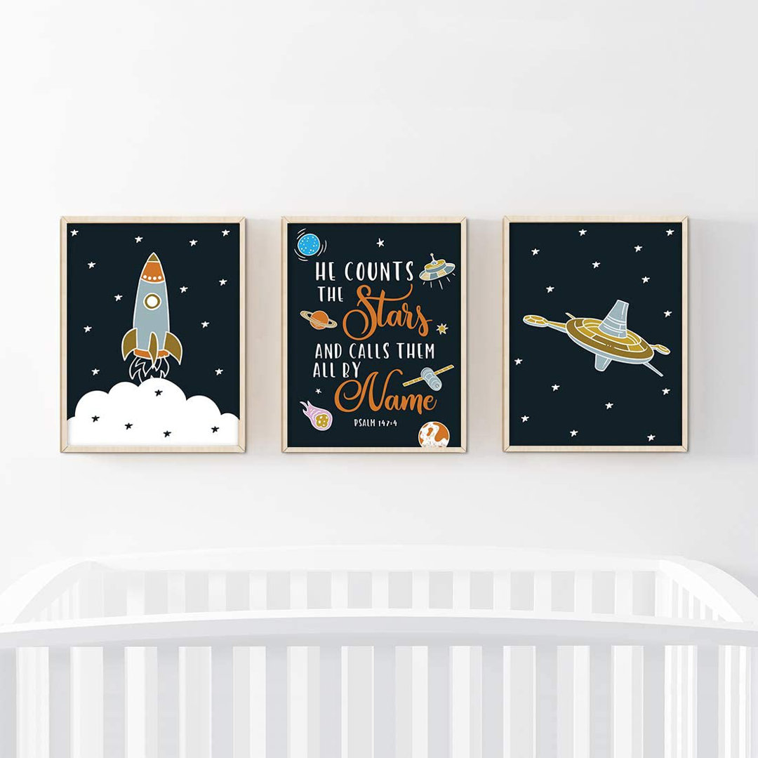 Winkleman Transportation 3 - Piece Paper Print Zoomie Kids