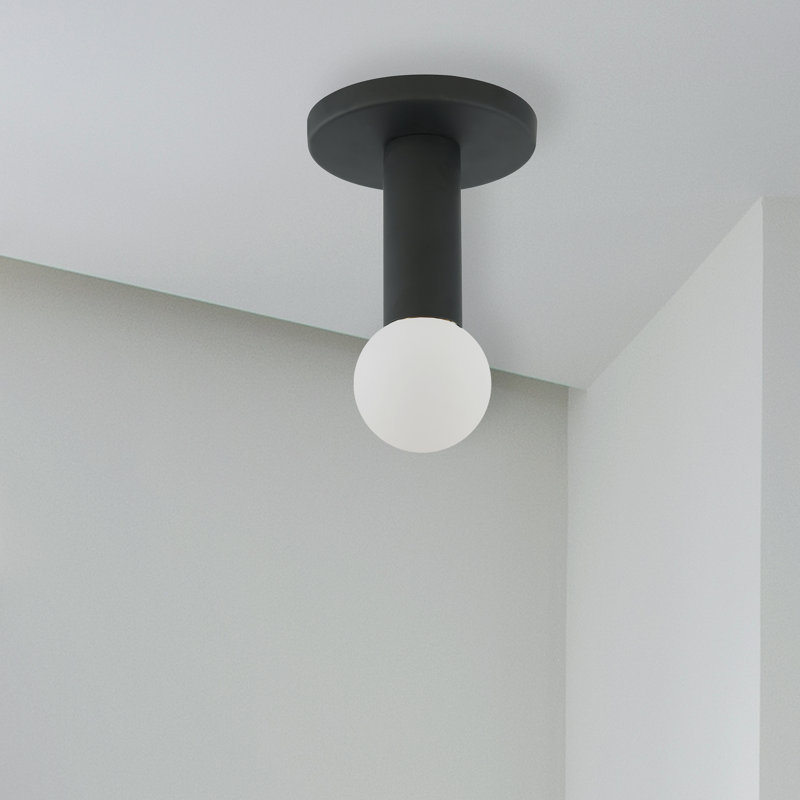 Brookhaven Flush Mount, Matte Black