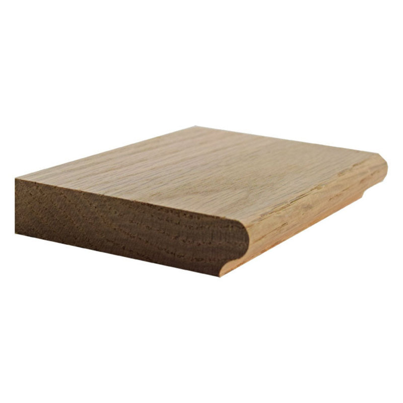 Tabouret Colonial 3 1/2 po x 3/4 po Colonial Sans finition, L 3,5 po x H 0,75 po x P 42 po, Chêne rouge