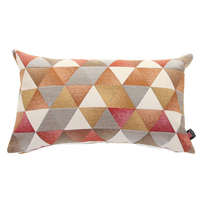 Amaryllis Geometric Rectangular Throw Cushion