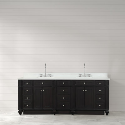 Akintunde 84" Double Bathroom Vanity Set