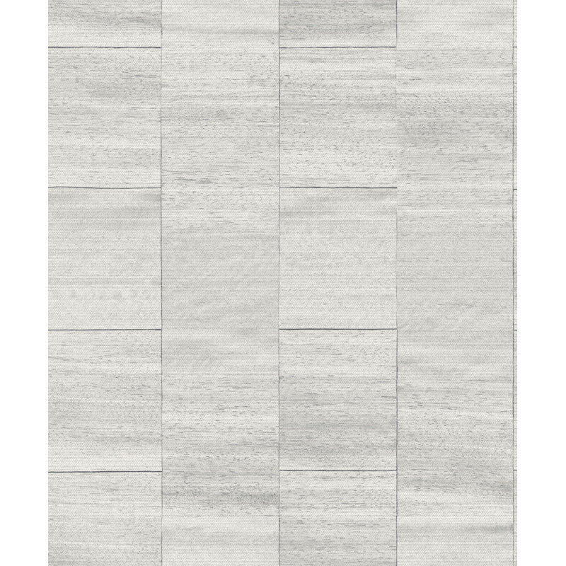Papier peint texturé non tissé Orca Pi., Blanc / Gris