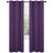 Thermal Insulated Room Darkening Grommet Curtain Panels (Set of 4)-106667187-106667202