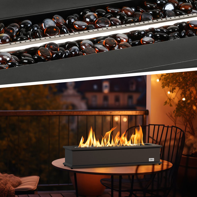 Loom X Propane Fire Pit Table with Stainless Steel Burner