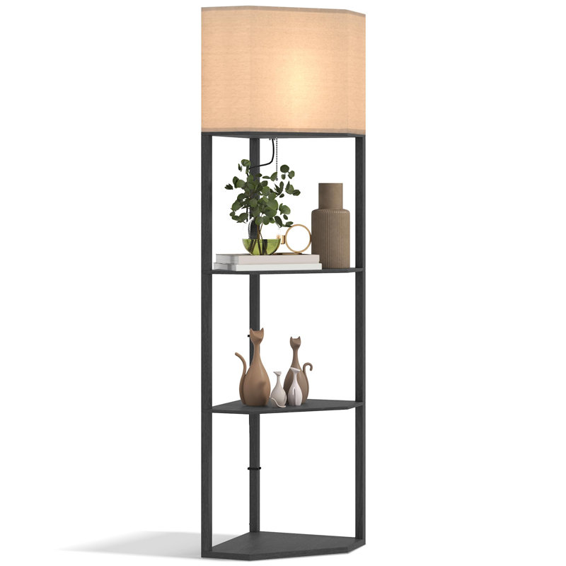 Roxan 159cm Novelty Floor Lamp, Black