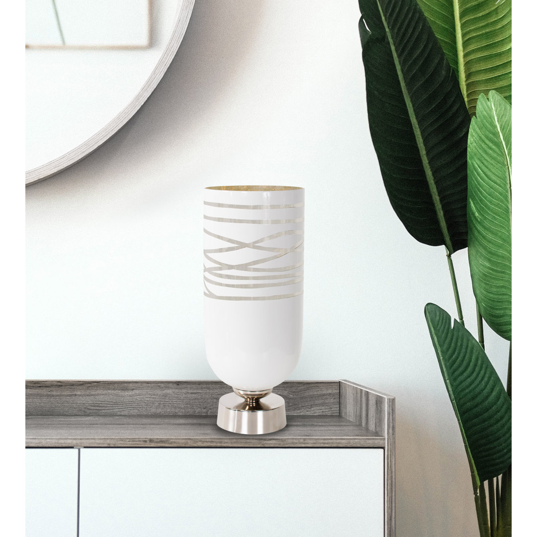 Iftekhar Handmade Glass Table Vase Ivy Bronx