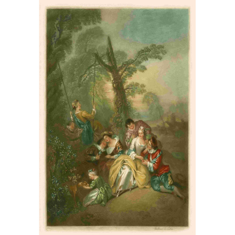 La balançoire, H 30 po x l 20 po
