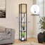 Lampe sur pied en rotin Boho