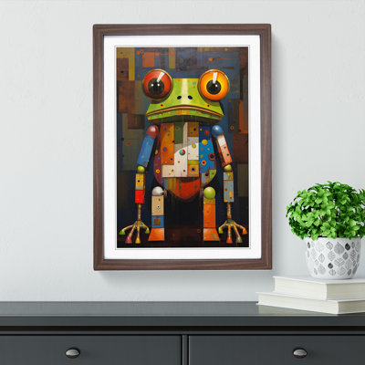 Frog Constructivism No.3 - Framed Print