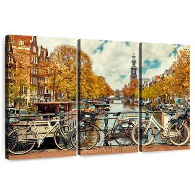 Lilie Amsterdam, paysage d'automne
