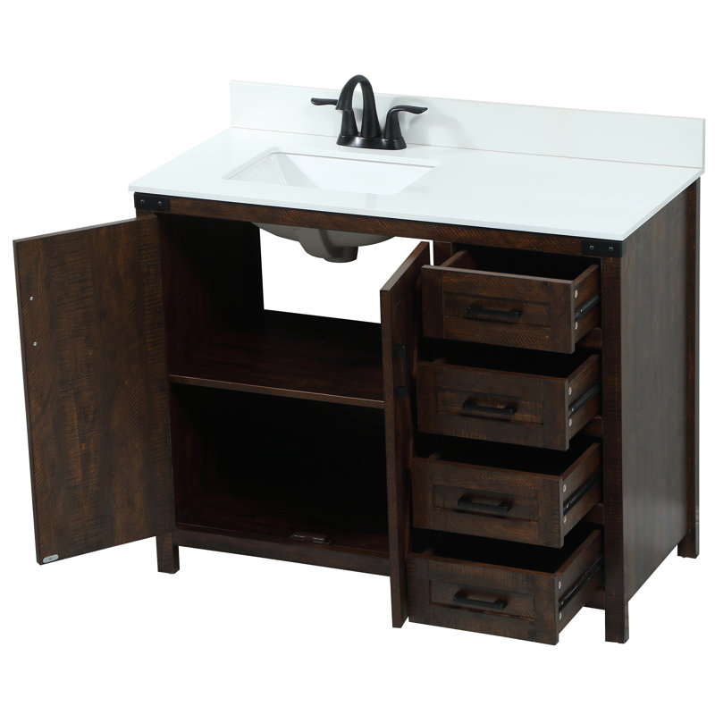 Ensemble de meuble-lavabo simple 42 po Slayton, Expresso