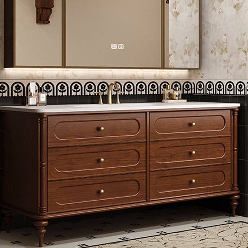 Armoire de salle de bain American Retro, H 32,28 po x l 59,06 po x P 21,65 po