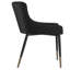 Ensemble de 2 chaises d'appoint modernes en similicuir et métal-8685962