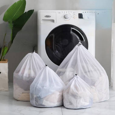 Rebrilliant Compartmentalized Layered Net Laundry Bag Anti-deformation and Anti-winding Protective Washing Bag Washing Clothes Universal Net Bag Washing Machine R