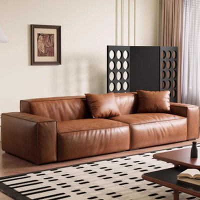 Mid-Century Retro Tofu-Block Designer Sofa