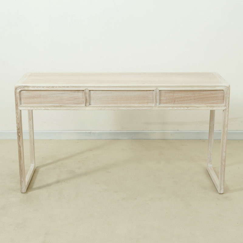 Asbel Solid Wood Writing Desk