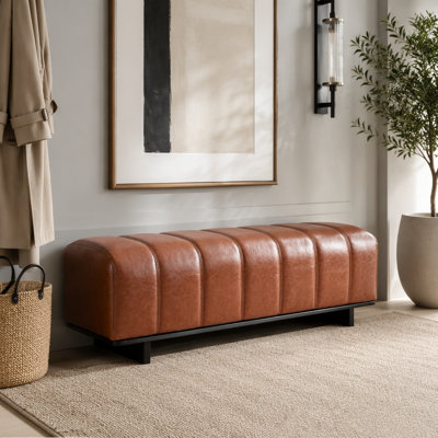 Indoor Dining Bench,with Rubber Wood Legs