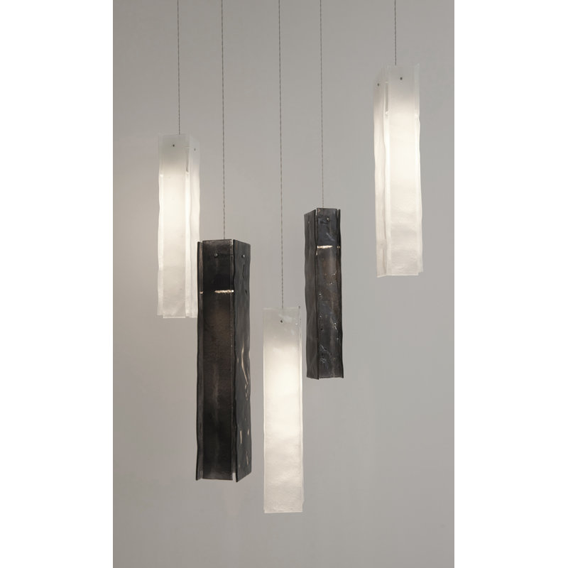 5 - Light Pendant, White/Black